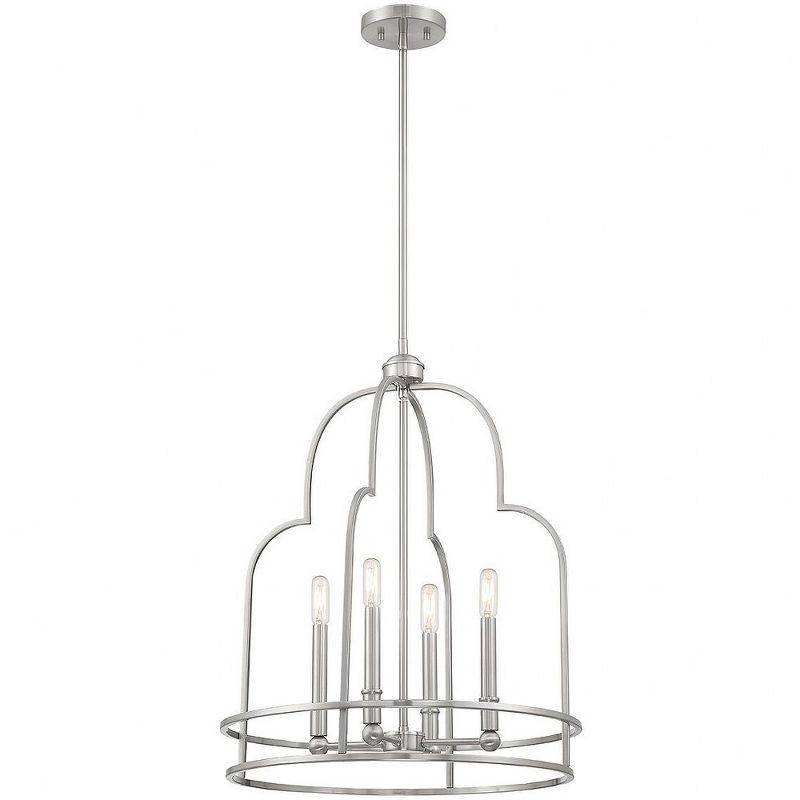 Savoy House Diplomat 4 - Light Pendant in  Satin Nickel