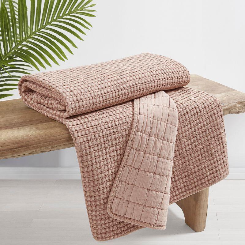 Mills Waffle Quilted Throw - Levtex Home