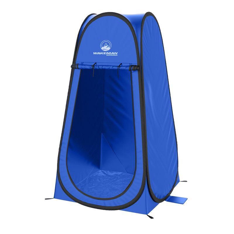 Wakeman Outdoors Pop Up Pod - Privacy Shower Toilet Tent with Bag for Camping, Beach, Tailgate