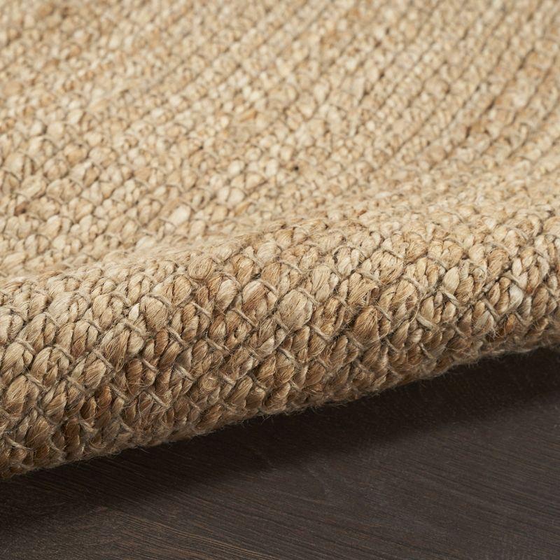 Nourison Hand Woven Natural Jute Rug Natural 8' x 10'