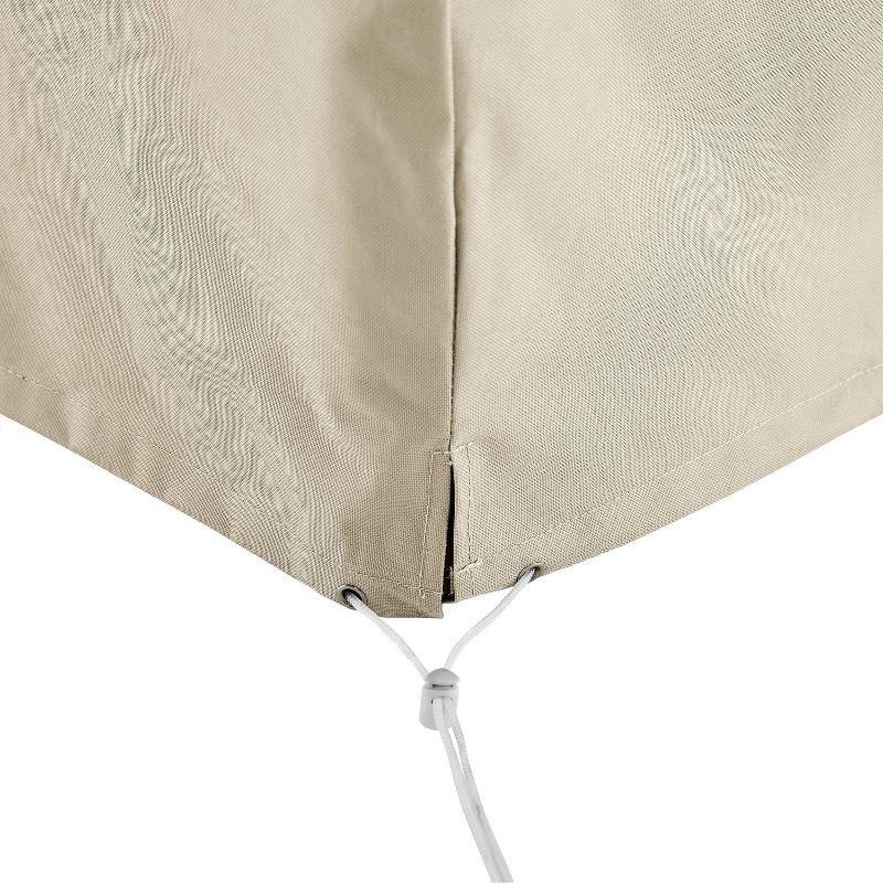 Crosley Outdoor Chaise Lounge Furniture Cover, Tan: Polyester, Waterproof, Scratch-Resistant, Drawstring Closure