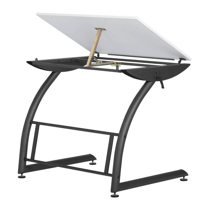 Coursey Adjustable Metal Base Drafting Table