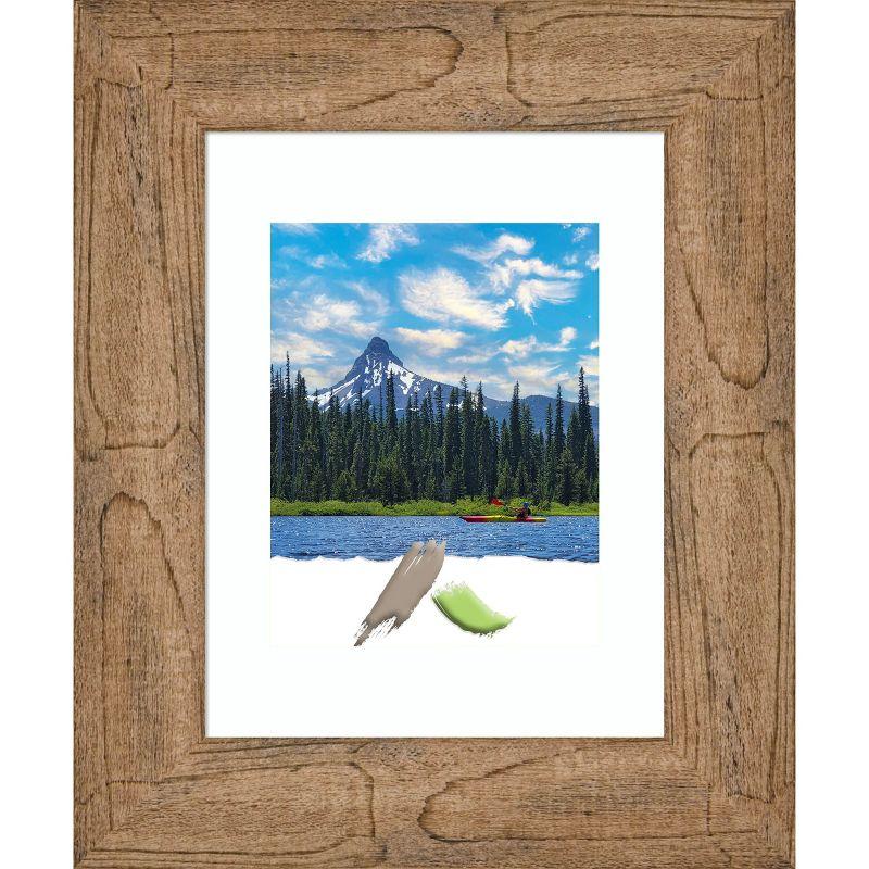 Amanti Art Owl Brown Wood Picture Frame Opening Size 11x14 in. (Matted To 8x10 in.)