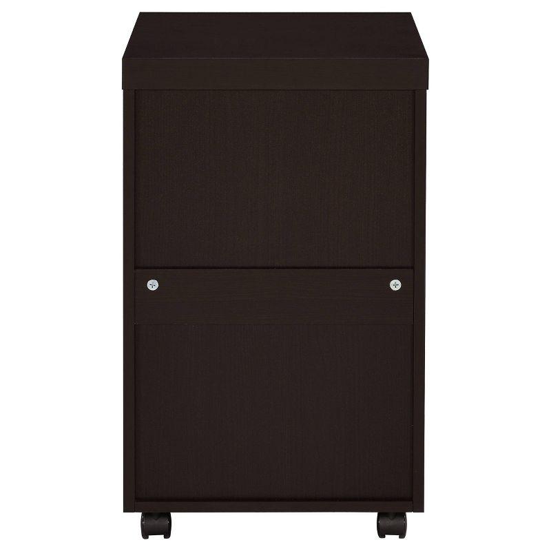 Black 3-Drawer Lockable Mobile Storage Cabinet