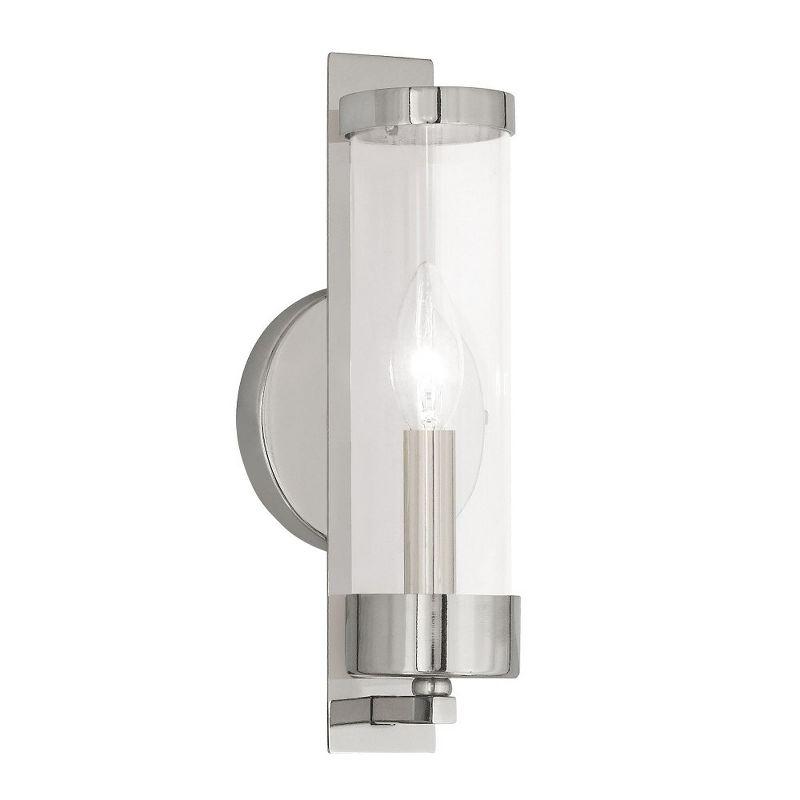 Livex Lighting Castleton 1 - Light Sconce in  Polished Nickel