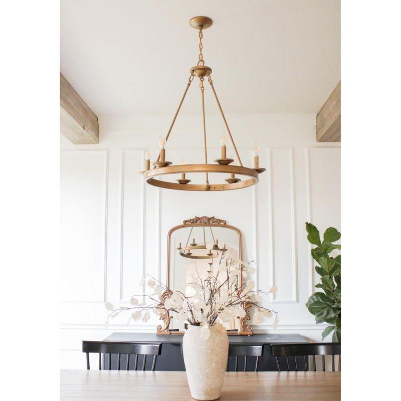Joris 6 Light 26.25" Chandelier - CHA4015 - Gold - Safavieh