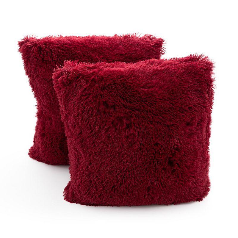 Faux Fur Throw Pillow