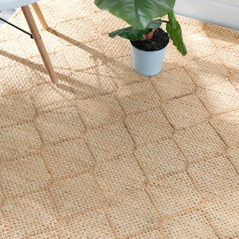 Tiles Natural Handwoven Jute Rug