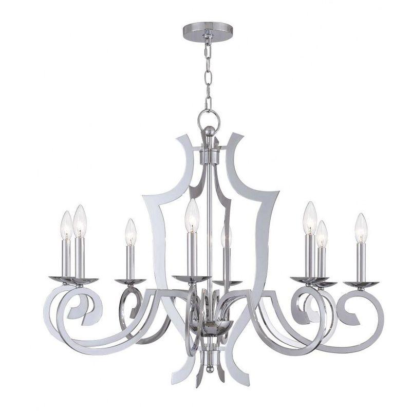 Livex Lighting Aldrich 8 - Light Chandelier in  Polished Chrome