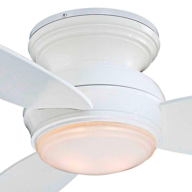 Minka Aire 52" Concept 3 - Blade Outdoor LED Propeller Ceiling Fan with Wall Control and Light Kit Included