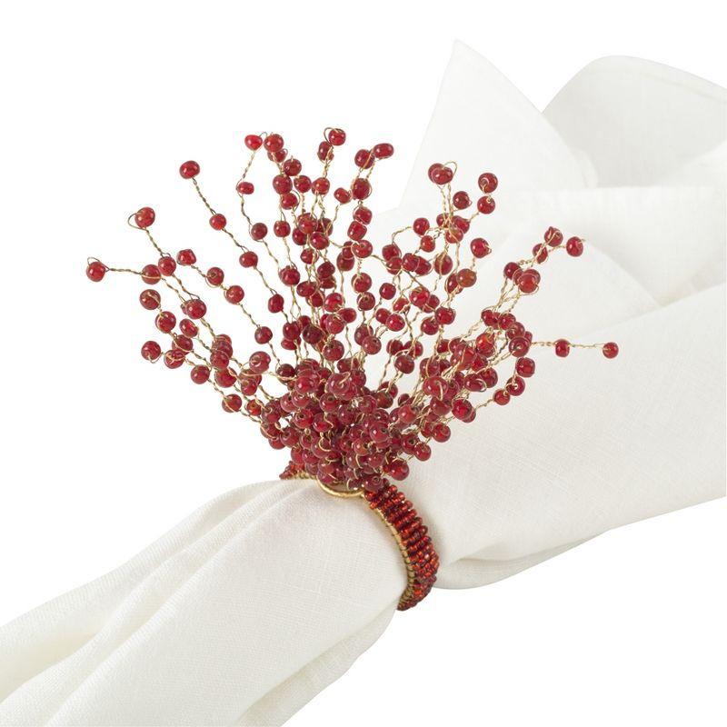 Beaded Design Napkin Ring