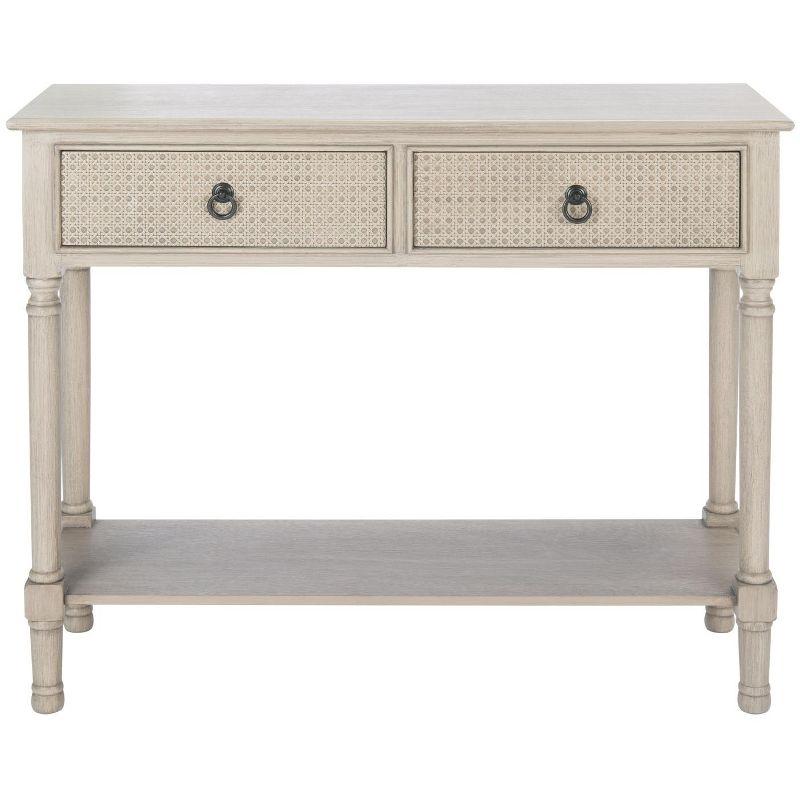 Haines 2 Drawer Console Table - CNS5727C - Beige - Safavieh