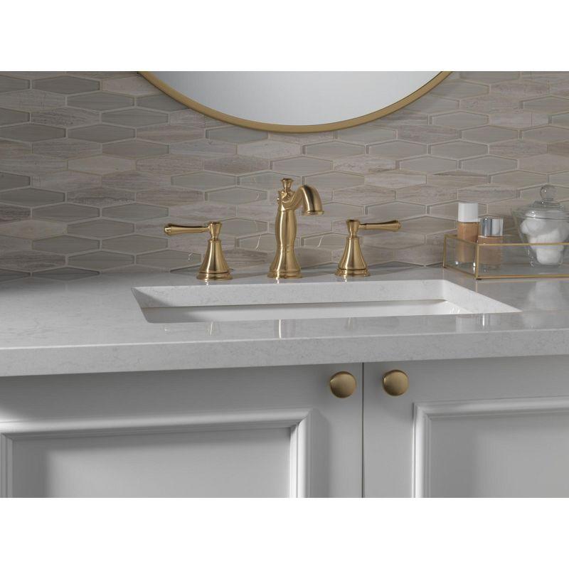 Cassidy Widespread Bathroom Faucet 3 Hole, 2-handle Bathroom Sink Faucet with Drain Assembly