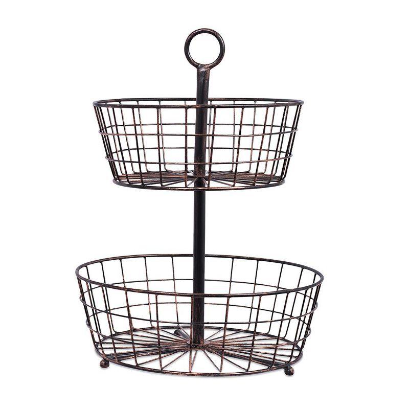 BirdRock Home Metal/Wire Basket