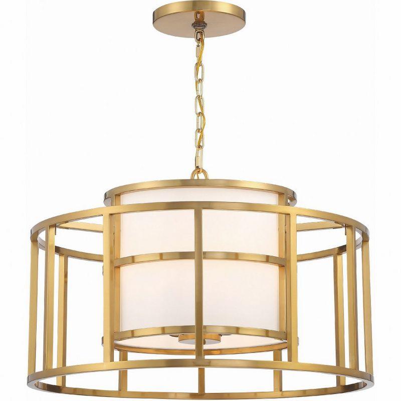 Crystorama Lighting Hulton 5 - Light Chandelier in  Gold