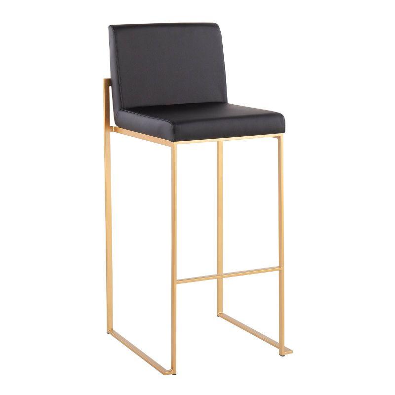 Rakowski Upholstered Counter Stool with Metal Frame