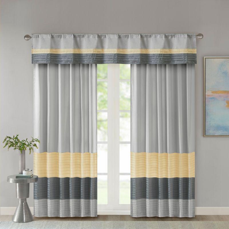 Amherst Polyoni Pintuck Window Valance