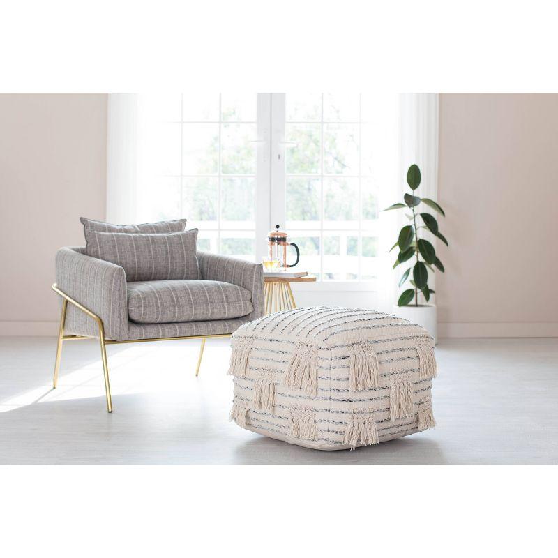 Cherokee Pouf Cream - Anji Mountain