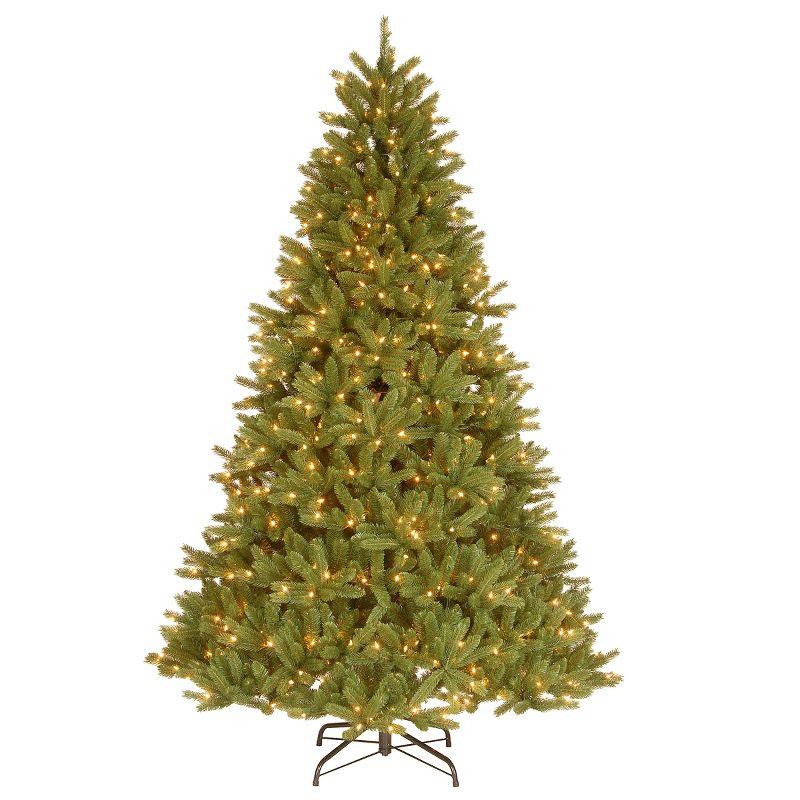 7.5' Prelit Grande Fir Artificial Christmas Tree with Clear Lights