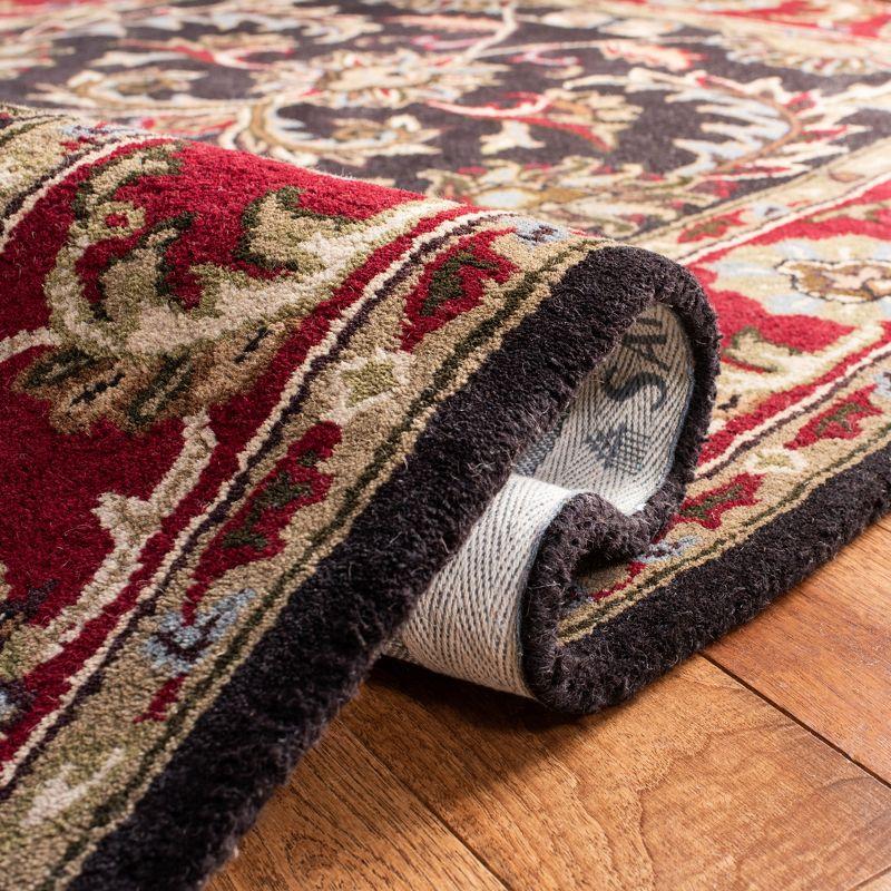 Heritage HG951 Hand Tufted Runner Rug - Chocolate/Red - 2'3"x10' - Safavieh.