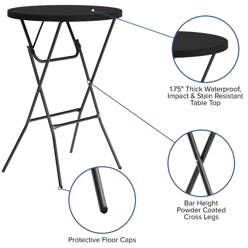 Noah Plastic Bar Height Folding Event Table