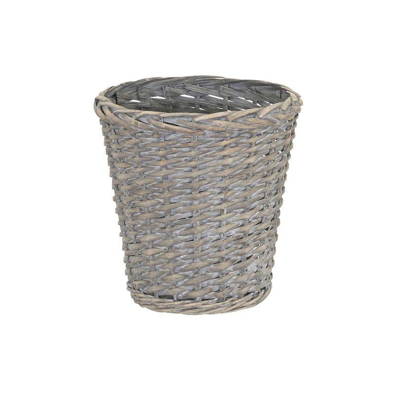 Household Essentials Willow Wicker Open Waste Basket