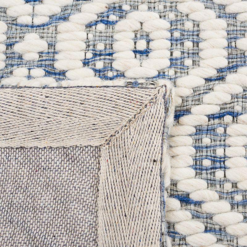 Marbella MRB325 Hand Woven Area Rug - Blue/Ivory - 4'x6' - Safavieh.