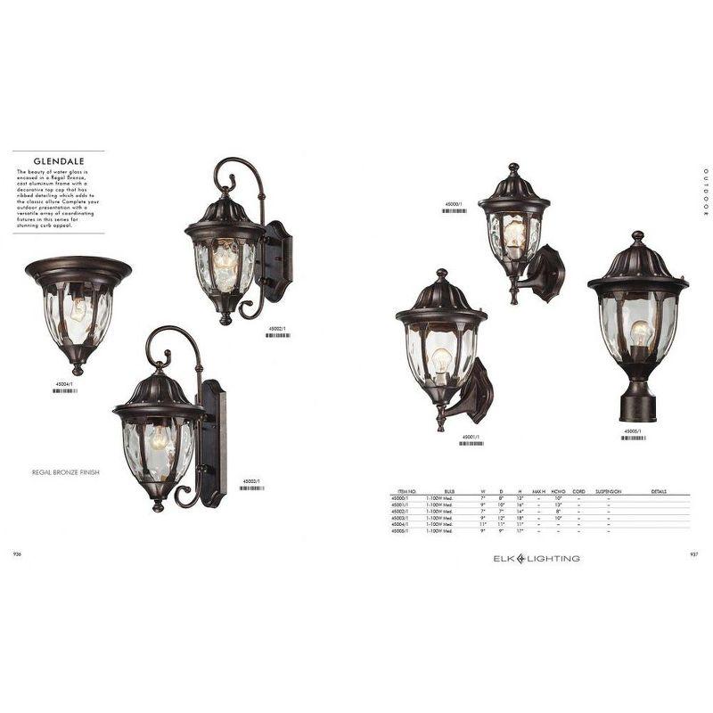 Elk Home Glendale 1 - Light Flush Mount in  Regal Bronze