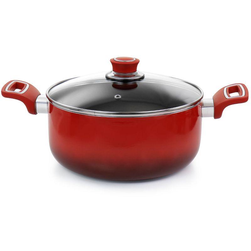 Oster Oster Non Stick 10 Piece Aluminum Cookware Set In Black
