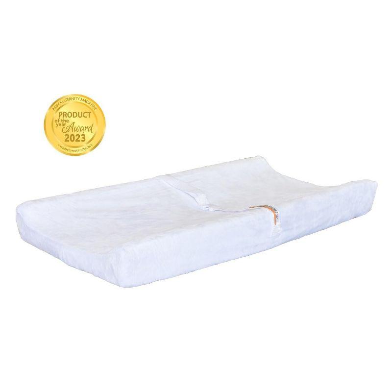 AFG Baby Furniture Contoured Changing Pad with Fabric Cover