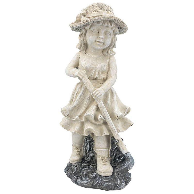 Design Toscano Young Gardener Girl Statue: Rebecca Medium