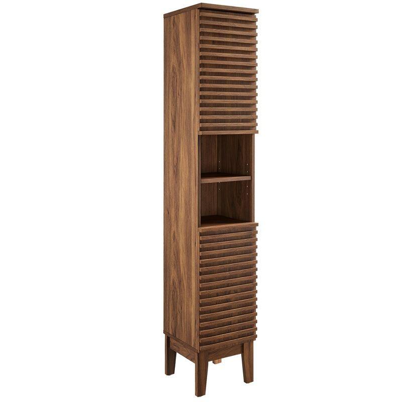 Modway Render Tall Narrow Bathroom Storage Cabinet