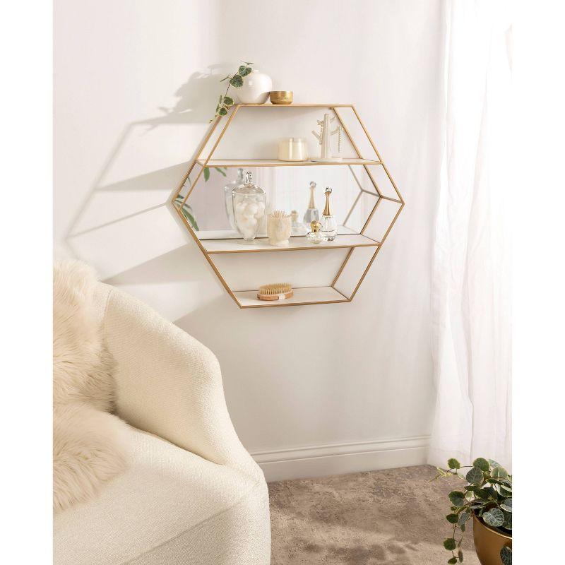 Celestia 3 Piece Hexagon Accent Shelf