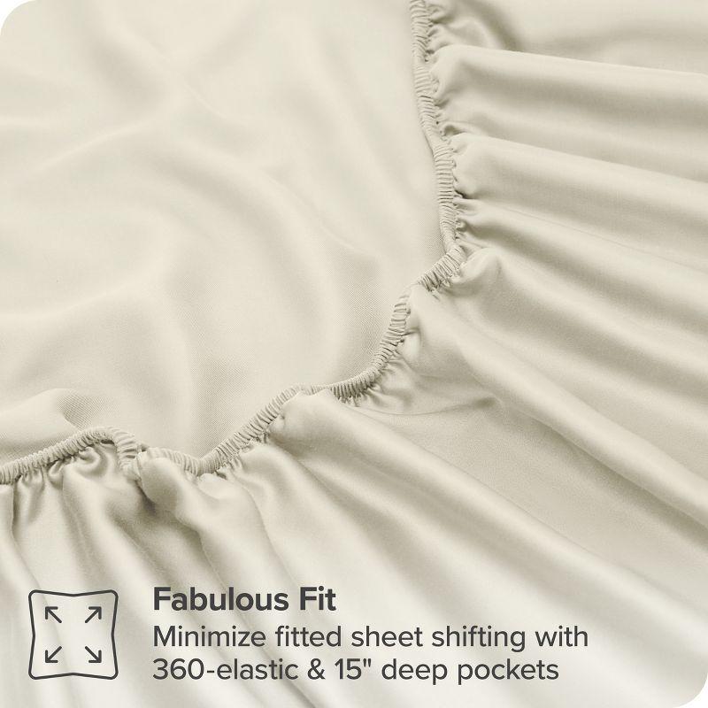 Twin XL Natural TENCEL™ Lyocell Sheet Set by Bare Home