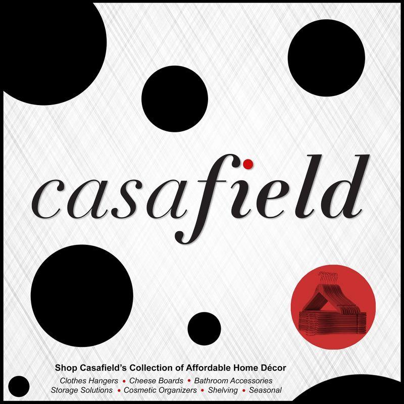 Casafield Wood Standard Hanger for Suit/Coat (Set of 10)