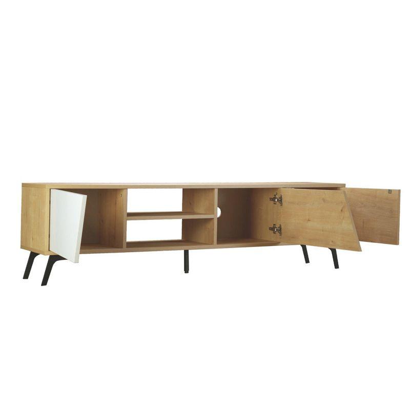 Niche TV Stand for TVs up to 70" Light Oak