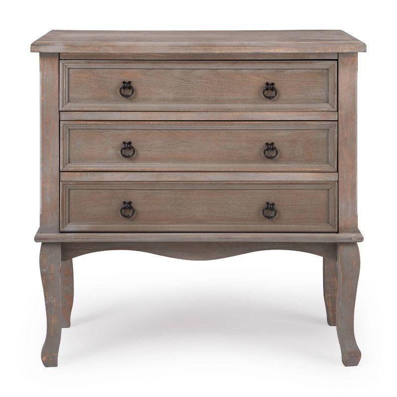 ClickDecor ClickDecor Thomas Antique Country Style Dresser Chest with 3-Drawers