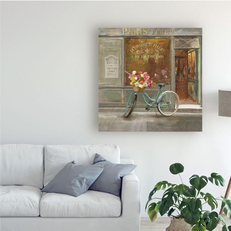 Danhui Nai French Flower Shop V2 Outdoor Canvas Art