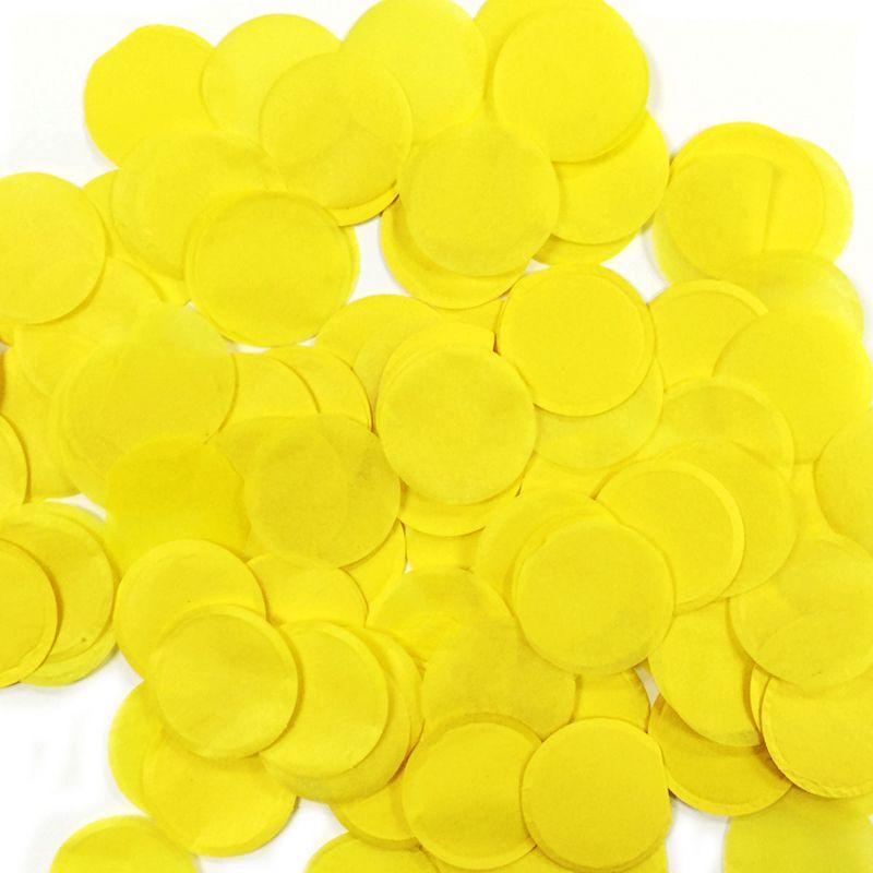 Wrapables 1" Round Tissue Confetti Party Decorations Champagne