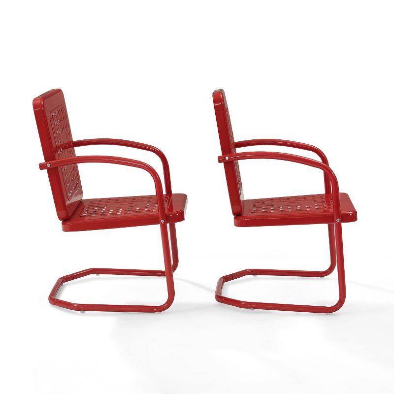 2pk Bates Outdoor Steel Arm Chairs - Crosley