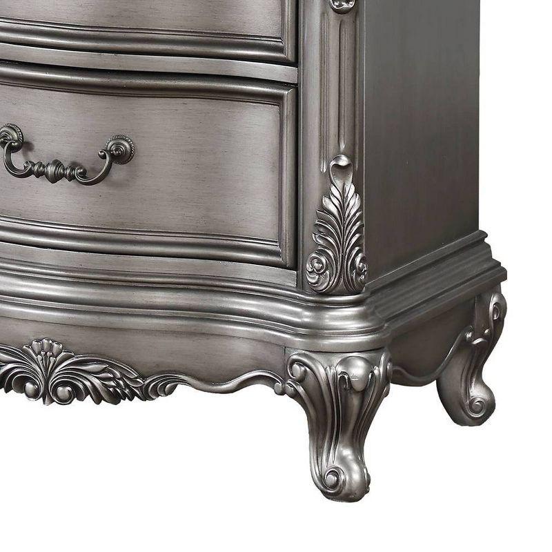 Acme Furniture Ariadne Nightstand Antique Platinum Finish