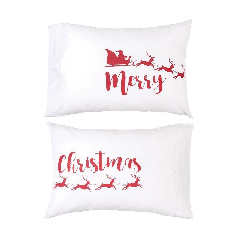 Merry Christmas Pillowcase Set