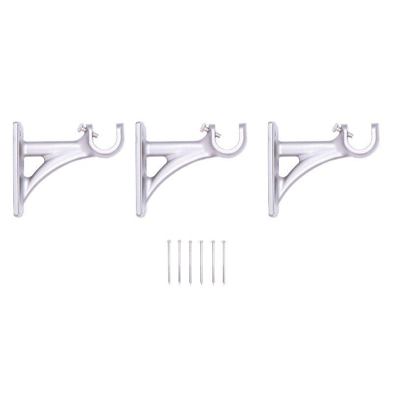 Kenney Steel Adjustable Single Curtain Rod