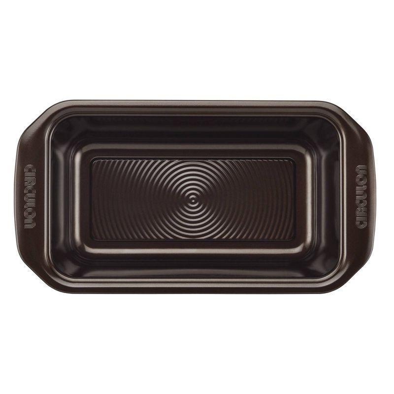 Circulon 9"x5" Loaf Pan Chocolate: Nonstick Rectangle Aluminum Baking Dish, Oven-Safe, Dishwasher-Safe