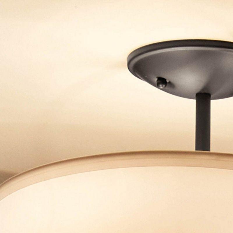 Kichler Lighting Shailene 3 - Light Semi-Flush Mount in  Black