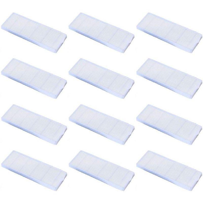 Nispira HEPA Filter Compatible with i-life Model A6 A4 A4s Robotic Vacuum Cleaner, 12 Packs