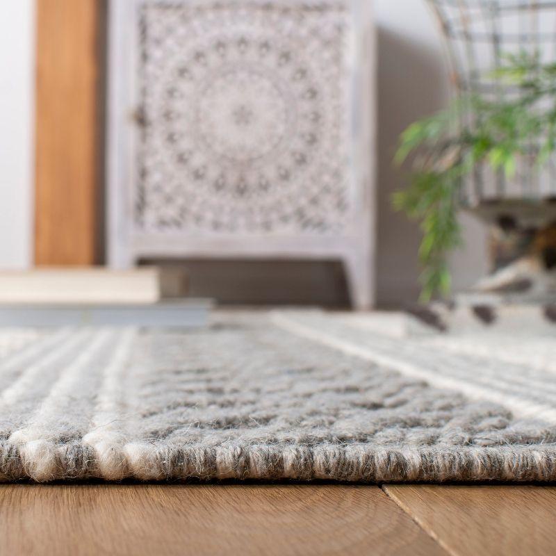 Natura NAT859 Hand Woven Indoor Area Rug - Ivory/Grey - 5'x8' - Safavieh