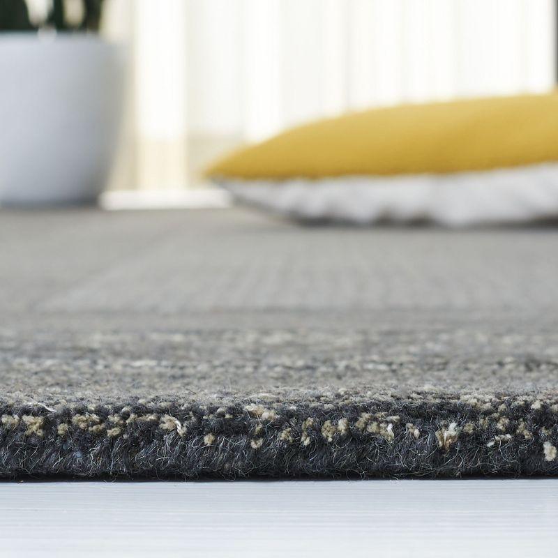 Impressions IM821 Hand Loomed Area Rug - Charcoal/Blue - 7'6"x9'6" - Safavieh