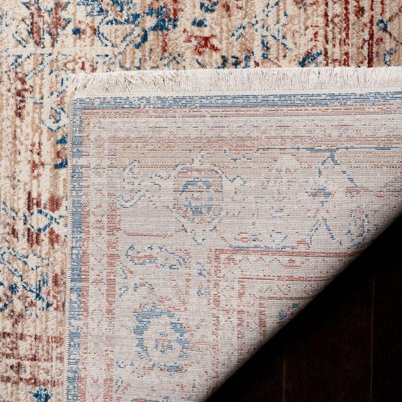 Vintage Persian VTP427 Power Loomed Area Rug - Beige/Rust - 6'x9' - Safavieh.