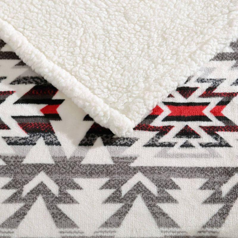 Eddie Bauer Eddie Bauer Printed Plush Fleece/Sherpa Throw Blankets